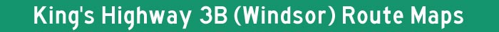 Hwy 3B Windsor Title Graphic