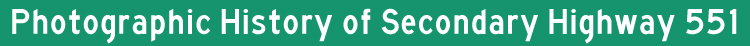 Hwy 551 Title Graphic