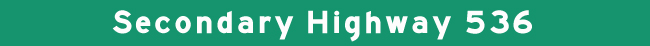 Hwy 536 Title Graphic