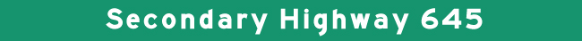 Hwy 645 Title Graphic