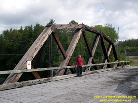 CAM AT THE SYDNEY CREEK BRIDGE NEAR ELK LAKE