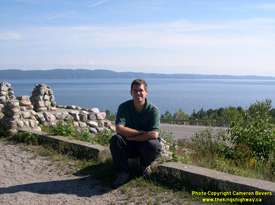 CAM AT THE AGAWA BAY LOOKOUT