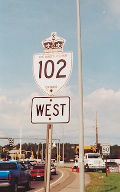 HWY 102 #2 ROUTE MARKER - © Cameron Bevers