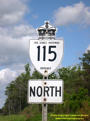 HWY 115 ROUTE MARKER - © Cameron Bevers