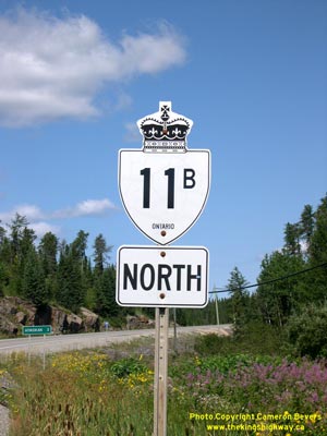 HWY 11B ROUTE MARKER - © Cameron Bevers