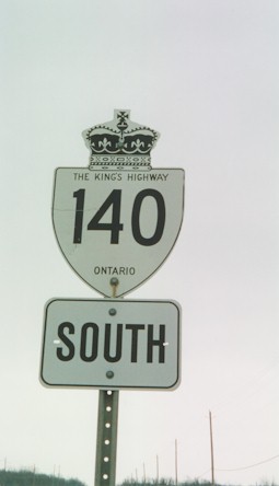 HWY 140 ROUTE MARKER - © Cameron Bevers