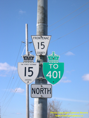 HWY 15 ROUTE MARKER - © Cameron Bevers