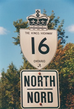 HWY 16 ROUTE MARKER - © Roger Fox