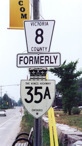 HWY 35A ROUTE MARKER - © Cameron Bevers