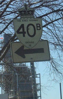 HWY 40B ROUTE MARKER
