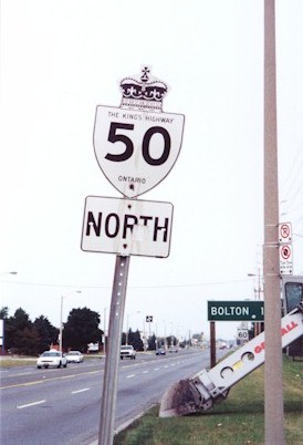 HWY 50 ROUTE MARKER - © Cameron Bevers