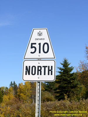 HWY 510 ROUTE MARKER - © Cameron Bevers