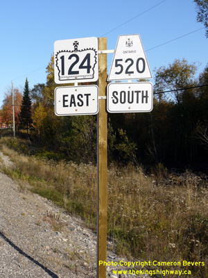 HWY 520 ROUTE MARKER - © Cameron Bevers