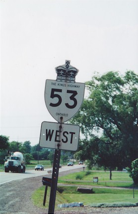 HWY 53 ROUTE MARKER - © Cameron Bevers