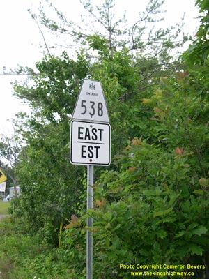 HWY 538 ROUTE MARKER - © Cameron Bevers