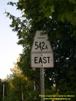 HWY 542A ROUTE MARKER - © Cameron Bevers