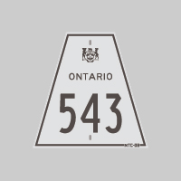 HWY 543 ROUTE MARKER - © Josh Anderchek