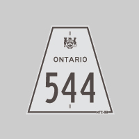 HWY 544 ROUTE MARKER - © Josh Anderchek