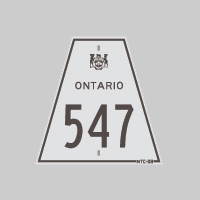 HWY 547 ROUTE MARKER - © Josh Anderchek