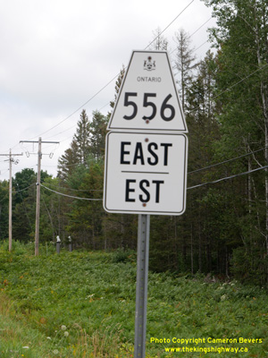 HWY 556 ROUTE MARKER - © Cameron Bevers