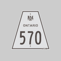 HWY 570 ROUTE MARKER - © Josh Anderchek
