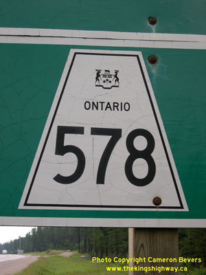 HWY 578 ROUTE MARKER - © Cameron Bevers