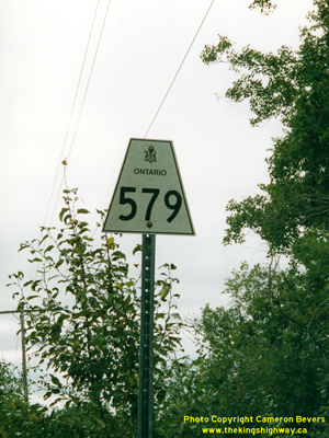 HWY 579 ROUTE MARKER - © Cameron Bevers