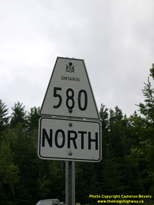 HWY 580 ROUTE MARKER - © Cameron Bevers