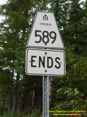 HWY 589 ROUTE MARKER - © Cameron Bevers