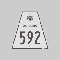 HWY 592 ROUTE MARKER - © Josh Anderchek