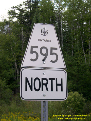 HWY 595 ROUTE MARKER - © Cameron Bevers
