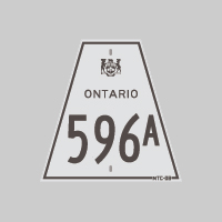 HWY 596A ROUTE MARKER - © Josh Anderchek