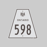 HWY 598 ROUTE MARKER - © Josh Anderchek