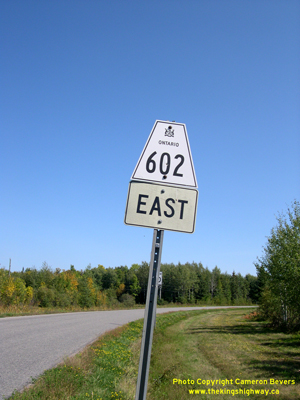 HWY 602 ROUTE MARKER - © Cameron Bevers