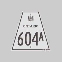 HWY 604A ROUTE MARKER - © Josh Anderchek