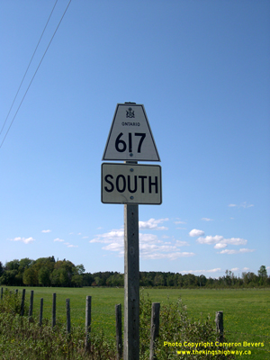 HWY 617 ROUTE MARKER - © Cameron Bevers