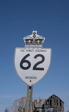 HWY 62 ROUTE MARKER - © Cameron Bevers
