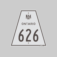 HWY 626 #1 ROUTE MARKER - © Josh Anderchek