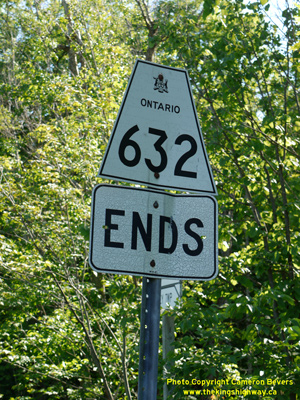 HWY 632 ROUTE MARKER - © Cameron Bevers