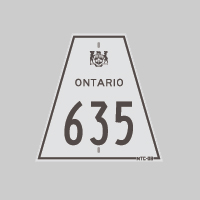 HWY 635 ROUTE MARKER - © Josh Anderchek