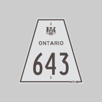 HWY 643 ROUTE MARKER - © Josh Anderchek