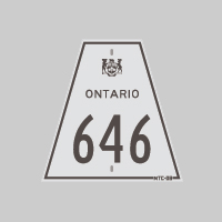 HWY 646 ROUTE MARKER - © Josh Anderchek