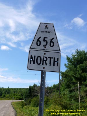 HWY 656 ROUTE MARKER - © Cameron Bevers