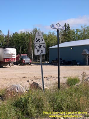HWY 663 ROUTE MARKER - © Cameron Bevers