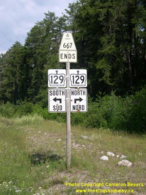 HWY 667 ROUTE MARKER - © Cameron Bevers