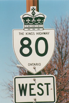 HWY 80 ROUTE MARKER - © Roger Fox