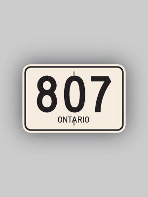 HWY 807 #1 ROUTE MARKER - © Josh Anderchek