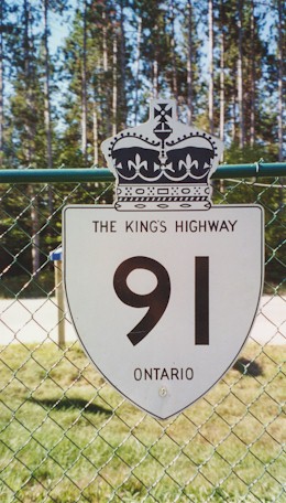 HWY 91 ROUTE MARKER - © Cameron Bevers