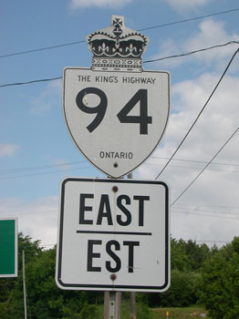 HWY 94 ROUTE MARKER - © Cameron Bevers