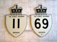 King's Hwy 11-69 Sign Assembly - © Cameron Bevers